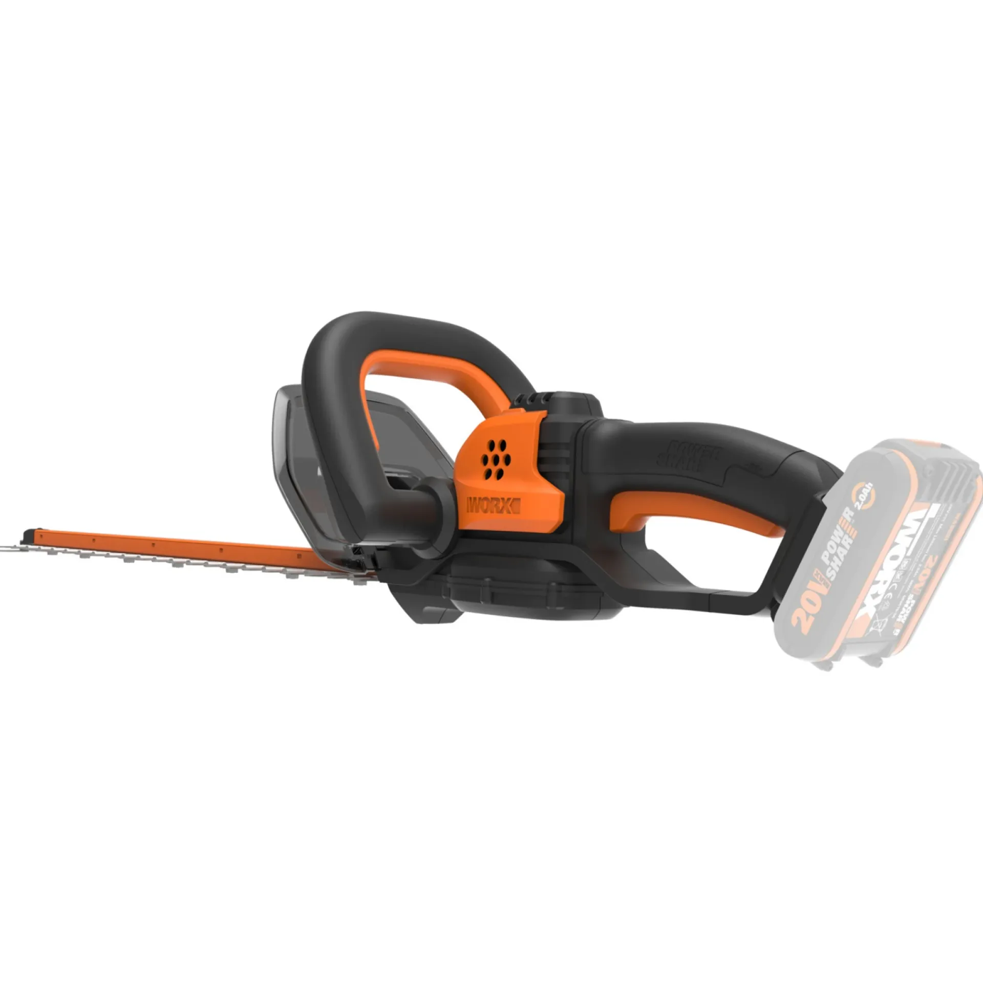 Outlet Worx WG264E.9 HÆKKEKLIPPER 56 CM UDEN BATTERI OG LADER