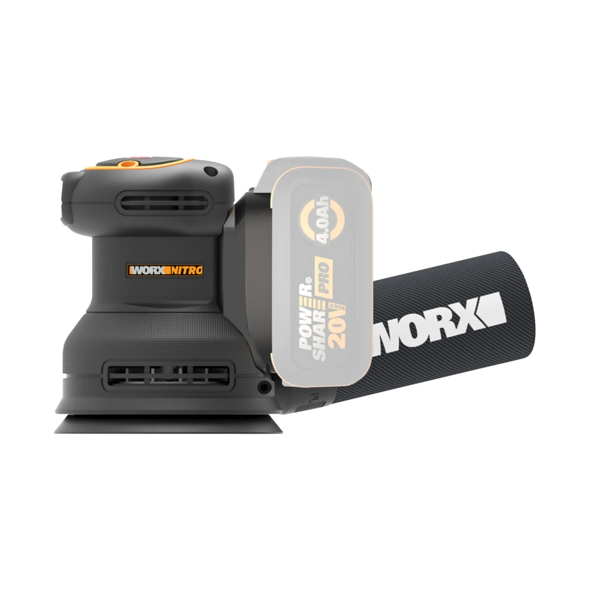 Clearance Worx WX823.9 EXCENTERSLIBER AKKU