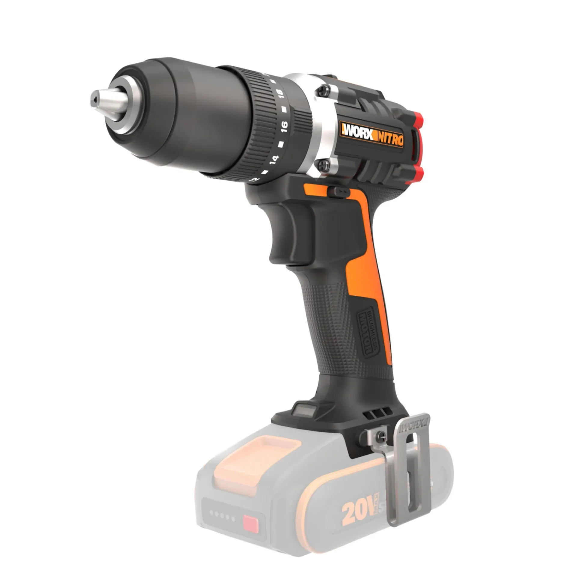 Hot Worx WX355.9 SLAGBOREMASKINE AKKU UDEN BATTERI OG LADER