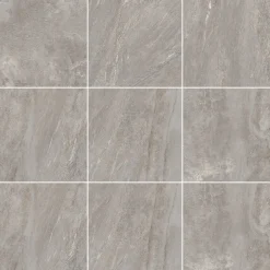 New XL-BYG ASPEN FUME GULVFLISE 60X60 LYS GRÅ