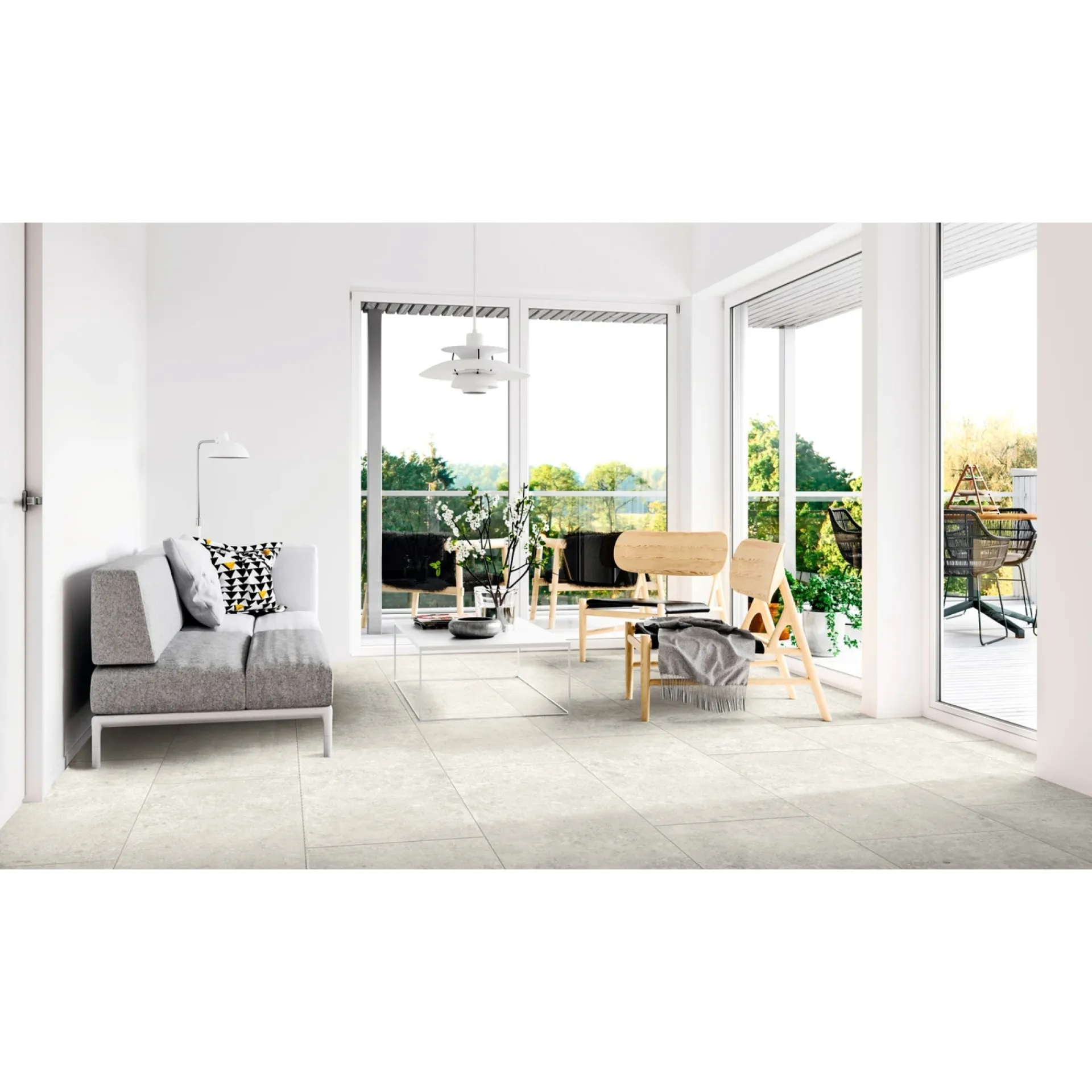 Clearance XL-BYG CEPPO WHITE GULVFLISE 60X60 HVID