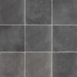 New XL-BYG CONTEMPORARY GRAPHITE GULVFLISE 81X81 MØRK GRÅ