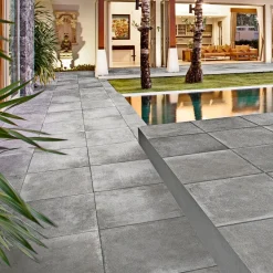 Hot XL-BYG CONTEMPORARY LIGHT GREY UDENDØRS KERAMISK FLISE 60X60 LYS GRÅ