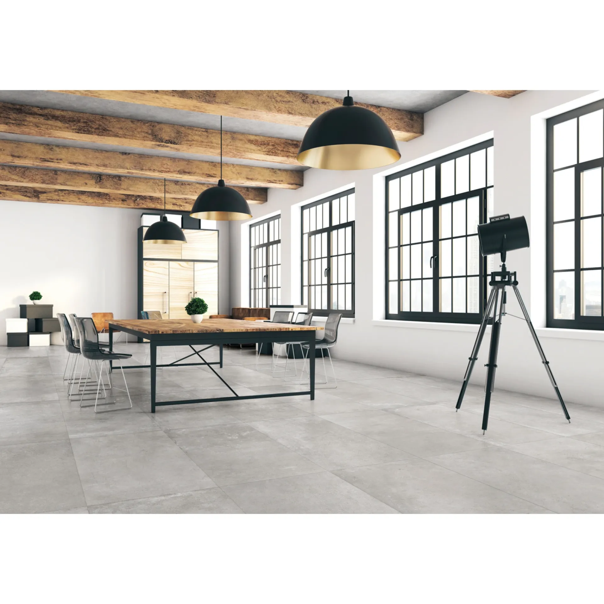 New XL-BYG GARE LIGHT GREY SOKKELFLISE 7X60 LYS GRÅ