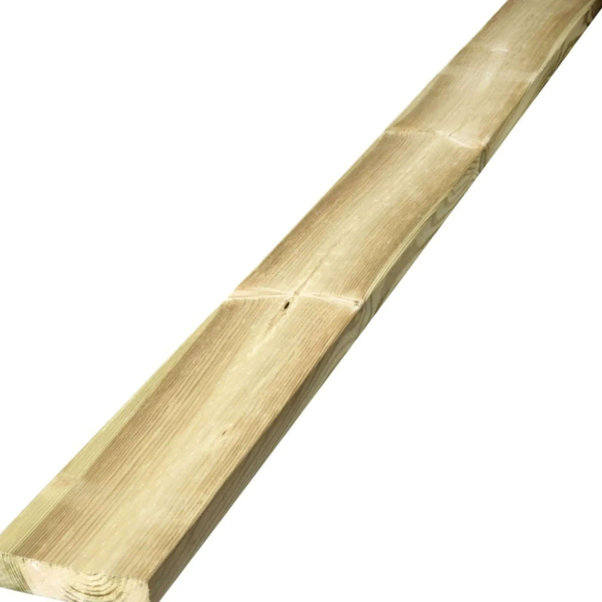 Clearance XL-BYG HØVLET TERRASSEBRÆT TRYKIMPRÆGNERET 32 X 125 X 4200 MM