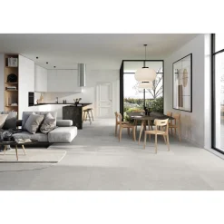 Outlet XL-BYG LAGOM WHITE GULVFLISE 120X120 LYS GRÅ