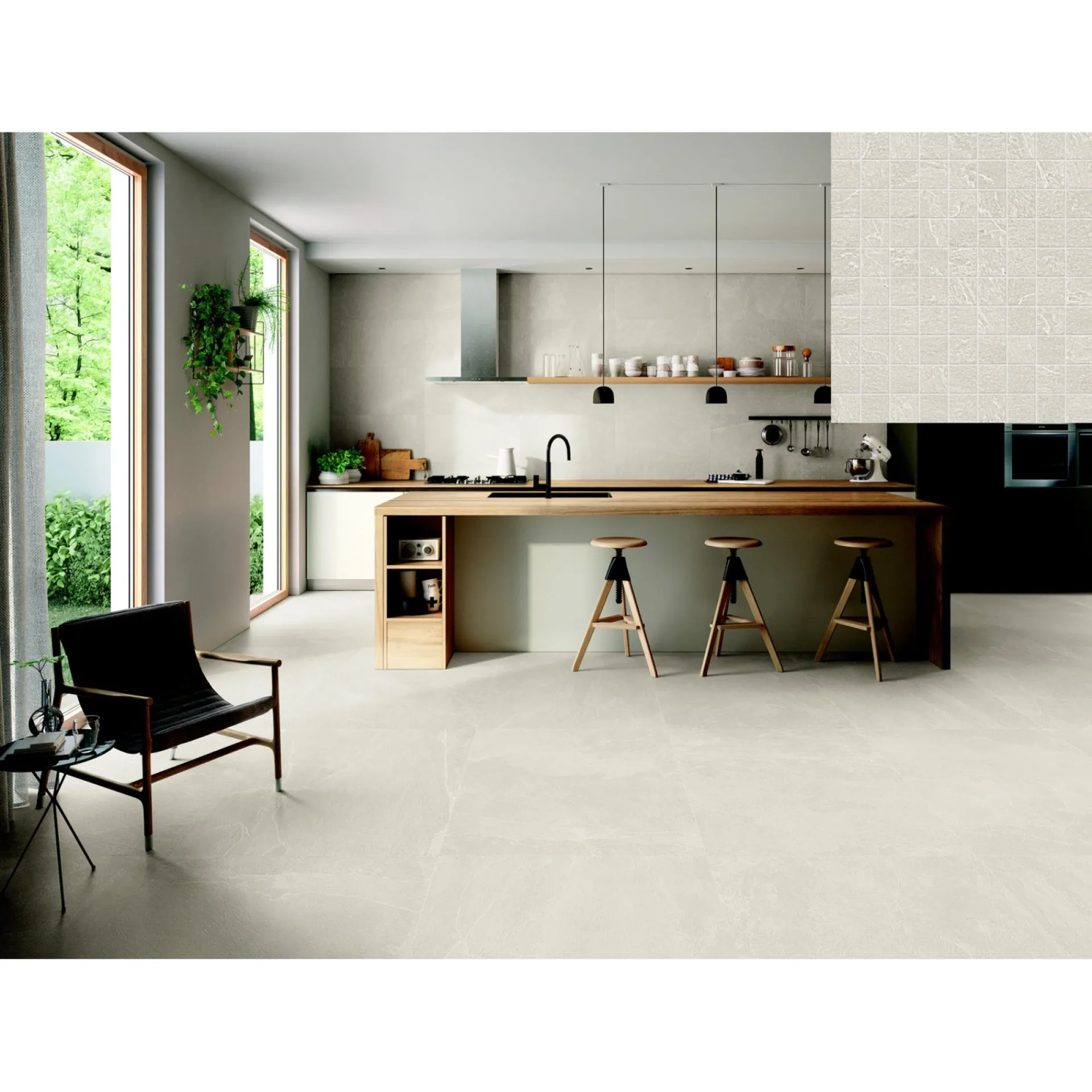 Discount XL-BYG NORDIKA SAND MOSAIK VÆGFLISE 30X30 BEIGE