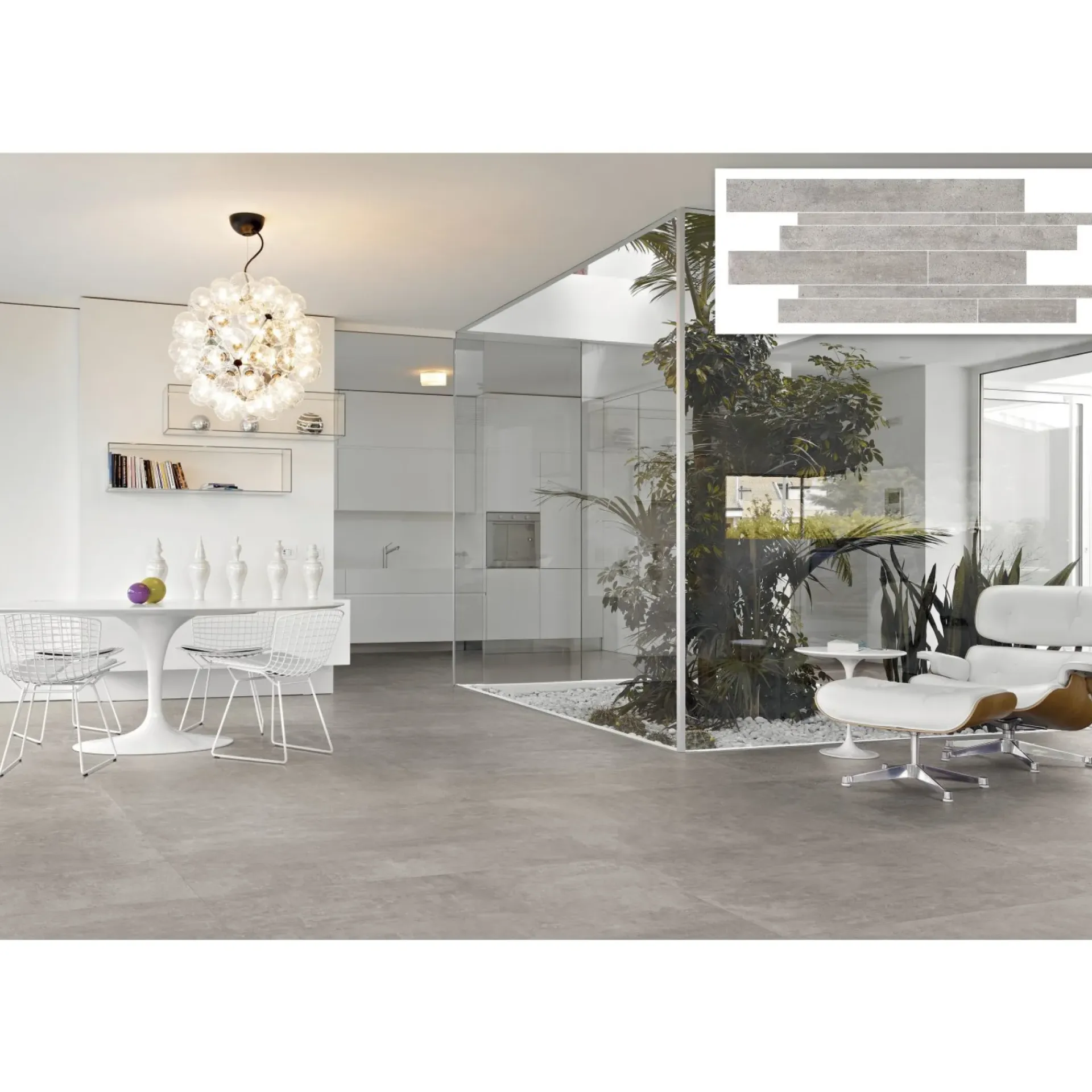 Hot XL-BYG ON SQUARE CEMENTO MOSAIK VÆGFLISE 30X60 LYS GRÅ