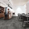 Clearance XL-BYG PIETRA LIMESTONE BLACK SOKKELFLISE 7X60 SORT