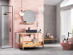 Best XL-BYG T-BRICK WALL PINK PANTHER VÆGFLISE 5,2X16 RØD