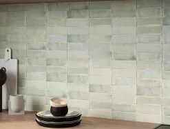 New XL-BYG TINT WALL SEA GLASS VÆGFLISE 5,2X16 GRØN
